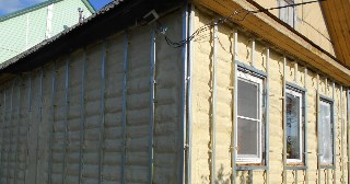 Утепление домов ППУ в зиме | ППуЗма – от 788 руб. за м²